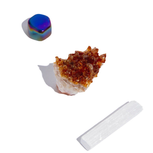 Fire Signs Crystal Set: Aries, Leo, Sagittarius